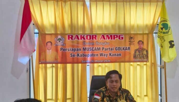 PD AMPG Way Kanan Gelar Rakor Persiapan Muscam Partai Golkar se-Kabupaten Way Kanan