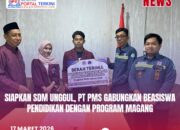 Siapkan SDM Unggul, PT PMS Gabungkan Beasiswa Pendidikan dengan Program Magang