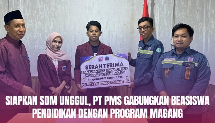 Siapkan SDM Unggul, PT PMS Gabungkan Beasiswa Pendidikan dengan Program Magang
