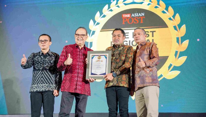 Bank Sultra Raih Predikat “Sangat Baik” di The Asian Post Best Regional Champion Awards 2026