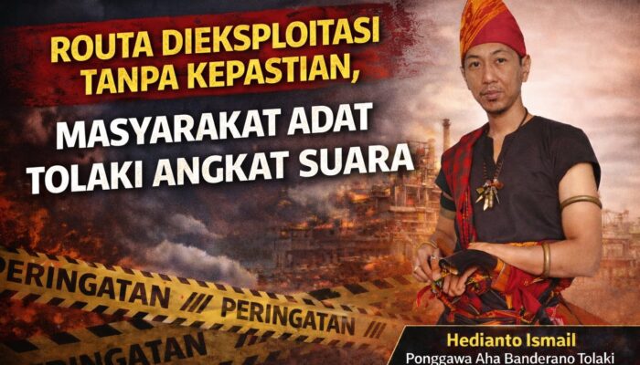 Routa Dieksploitasi Tanpa Kepastian, Masyarakat Adat Tolaki Angkat Suara