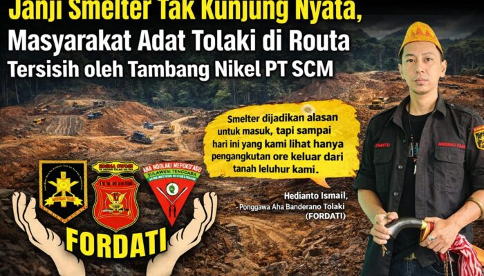 Forum Pemuda Adat Tolaki Soroti Komitmen Investasi dan Dampak Tambang PT SCM di Routa