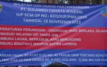 Diduga Catut Logo Pemprov Sultra dan UU Kehutanan untuk Tekan Warga Lokal, PT SCM Disorot DPD GSPI Sultra