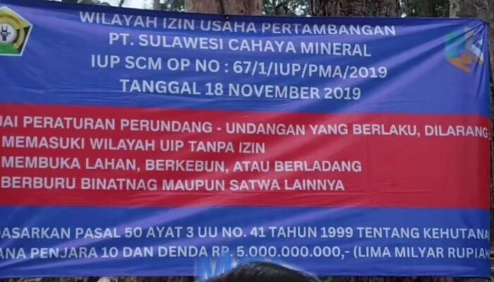 Diduga Catut Logo Pemprov Sultra dan UU Kehutanan untuk Tekan Warga Lokal, PT SCM Disorot DPD GSPI Sultra