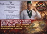 Ahli Waris Tanah Ulayat Pondidaha Mendesak Bupati Konawe Segera Kembalikan Tapal Batas Pondidaha –Amonggedo Sesuai Perda 2005 dan Perbub 2008