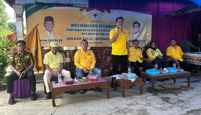 Darlian Pone Buka Muscam PK Partai Golkar Kecamatan Kasui, Dilanjutkan Gerakan Lampung Menanam