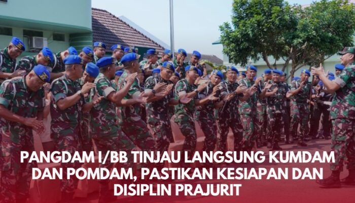 Pangdam I/BB Tinjau Langsung Kumdam dan Pomdam, Pastikan Kesiapan dan Disiplin Prajurit