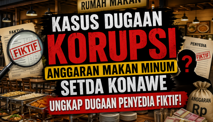 Kasus Dugaan Korupsi pada Anggaran Makan Minum di Setda Konawe Mengungkap adanya Dugaan Penyedia Fiktif