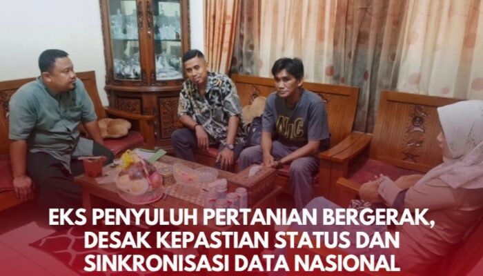 Eks Penyuluh Pertanian Bergerak, Desak Kepastian Status dan Sinkronisasi Data Nasional