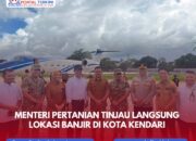 Menteri Pertanian Tinjau Langsung Lokasi Banjir di Kota Kendari