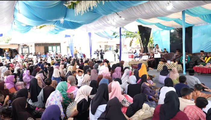 500 Masyarakat Gelar Syukuran Penutupan Galian C di Bantaran Sungai Ular yang Digagas Satgas Elang Biru DPP Garpu Nasdem