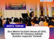 Beri Materi Kuliah Umum di UHO, Mentan RI: Kampus Adalah Sumber Inspirasi Terbaik