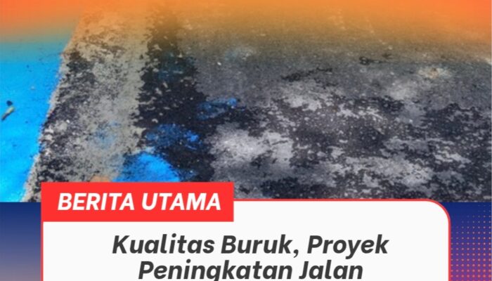 Kualitas Buruk, Proyek Peningkatan Jalan Oheo Disorot