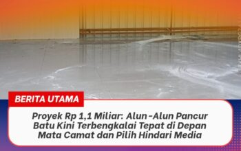 Proyek Rp 1,1 Miliar: Alun-Alun Pancur Batu Kini Terbengkalai Tepat di Depan Mata Camat dan Pilih Hindari Media