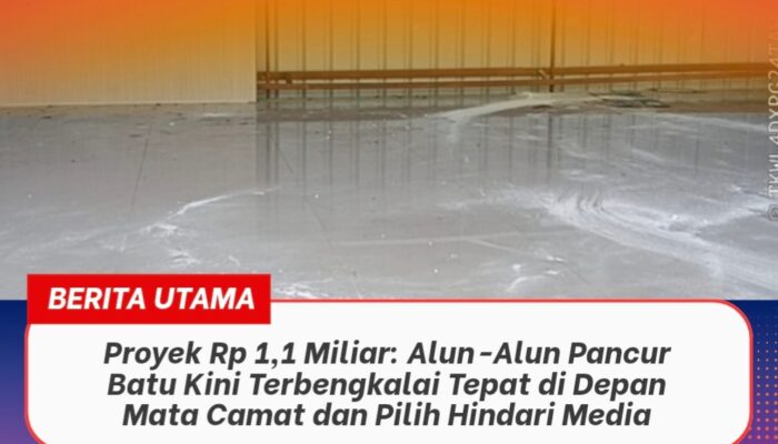 Proyek Rp 1,1 Miliar: Alun-Alun Pancur Batu Kini Terbengkalai Tepat di Depan Mata Camat dan Pilih Hindari Media