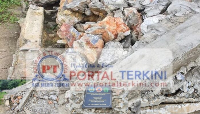 Ambruk Parah: Proyek BPBD APBN Hibah di Kecamatan Anggalomoare Ancam Keselamatan Siswa