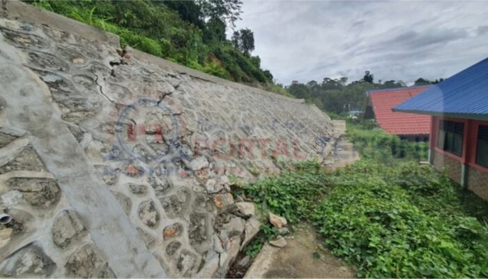 Pekerjaan Talud BPBD Konawe Ambruk Parah, Kabid: Perencanaannya Dilakukan dengan Metode “Kearifan Lokal”