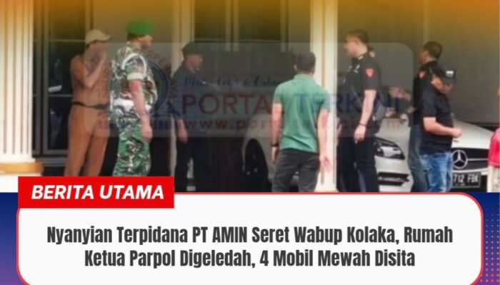 Nyanyian Terpidana PT AMIN Seret Wabup Kolaka, Rumah Ketua Parpol Digeledah, 4 Mobil Mewah Disita
