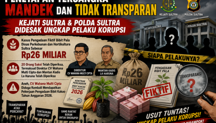 Kasus Pengadaan Fiktif Bibit Pala Sebesar Rp26 Miliar Mandek, CV Wahana Multi Cipta Diduga Kembali Mendapatkan Pekerjaan Pengadaan Bibit Kakao
