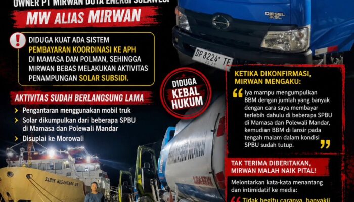 Diberitakan Penyalahgunaan BBM Subsidi, Owner PT Mirwan Duta Energi Sulawesi Ajak Jurnalis Berkelahi