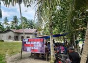 Warga Asahan Pasang Spanduk Tolak Aktivitas PMI