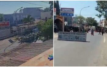 Arus Lalu Lintas Kawasan Kodam Makassar untuk Sementara di Alihkan