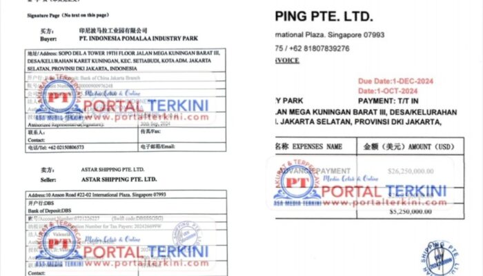 Diduga Rekayasa Pembukuan Hindari Pajak, Laba Kolaka USD 26 Juta Mengalir ke Singapura, PT Rimau New World Terseret Dugaan Pencucian Uang
