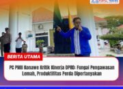 PC PMII Konawe Kritik Kinerja DPRD: Fungai Pengawasan Lemah, Produktifitas Perda Dipertanyakan
