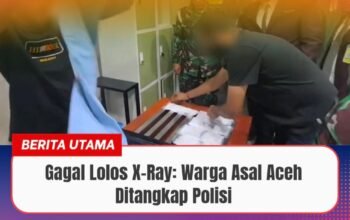 Gagal Lolos X-Ray: Warga Asal Aceh Ditangkap Polisi