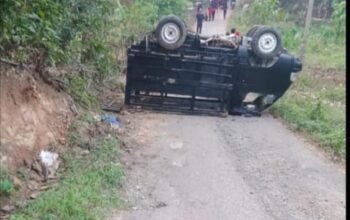 Mobil Pickup Angkut Rombongan SDN Lebak 3 Mengalami Kecelakaan, Satu Siswa Meninggal Dunia
