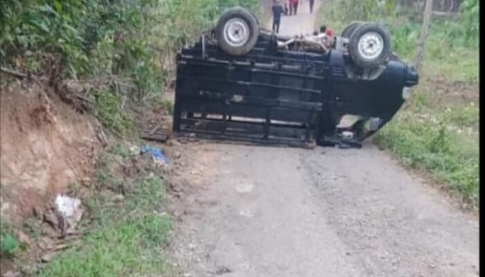 Mobil Pickup Angkut Rombongan SDN Lebak 3 Mengalami Kecelakaan, Satu Siswa Meninggal Dunia