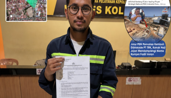 Diduga Cemarkan Nama Baik Direktur Keamanan PT TRK, Akun @infoviralkolaka Dilaporkan ke Polres Kolaka