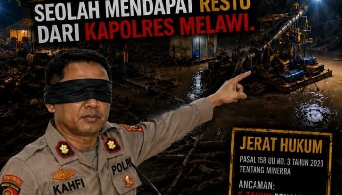 Seolah Mendapat Restu Dari Kapolres Melawi: Aktivitas PETI di Kambut Kembali Beroperasi