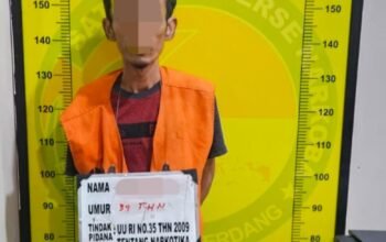 Satresnarkoba Polresta Deli Serdang Berhasil Amankan Seorang Pria dan Sita 4,32 Gram Shabu
