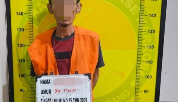 Satresnarkoba Polresta Deli Serdang Berhasil Amankan Seorang Pria dan Sita 4,32 Gram Shabu