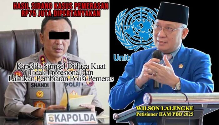 Saling Lempar Tanggung Jawab Kasus Pemerasan Rp75 Juta, Ketum PPWI Siap Seret Kapolda Sumsel ke Propam Polri
