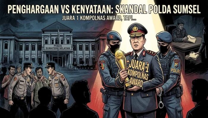 Anomali Polda Sumsel: Raih Juara 1 Kompolnas Award Saat Kapoldanya Dilaporkan ke Propam