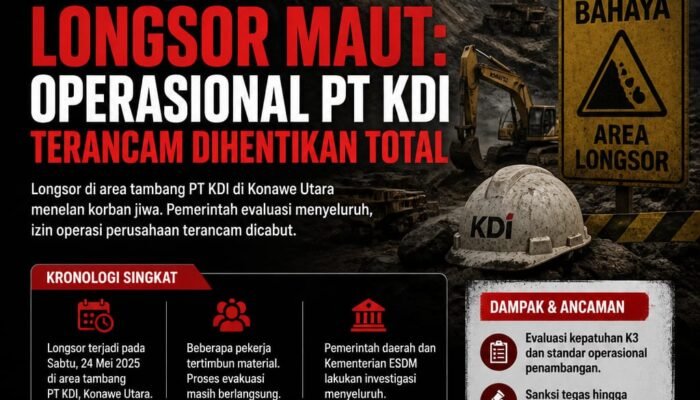 Buntut Tragedi Longsor Maut, Operasional PT KDI Terancam Dihentikan Total