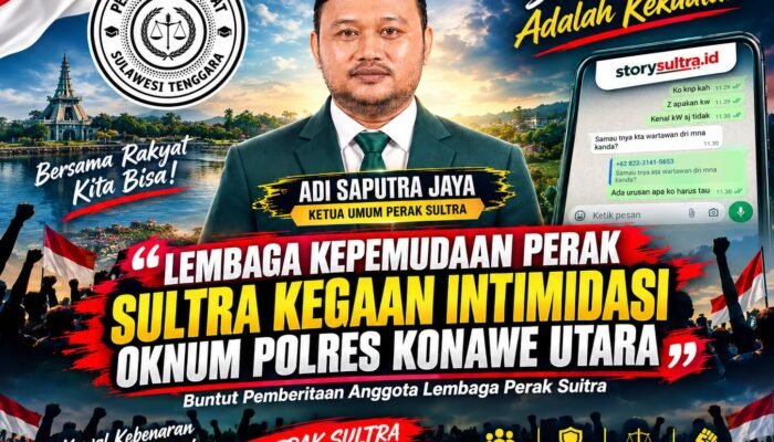 Buntut Pemberitaan: Oknum Polisi di Konawe Utara Diduga Intimidasi Anggota LSM PERAK SULTRA