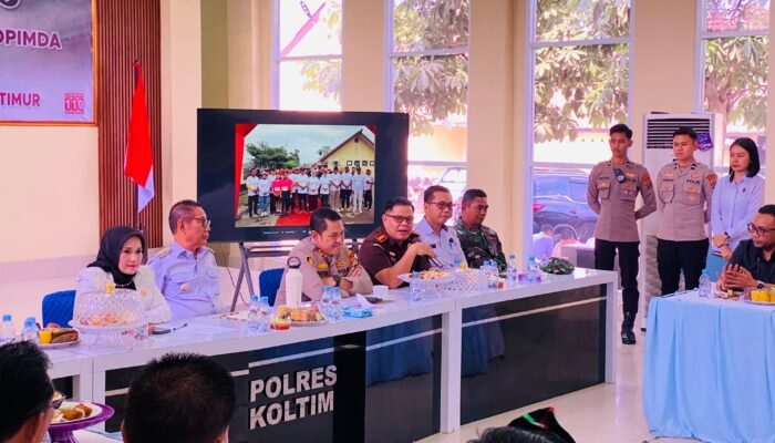 Rajut Silaturahmi dan Sinergitas, Polres Kolaka Timur Inisiasi Coffee Morning Perdana bersama Unsur Forkopimda