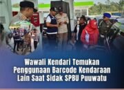 Wawali Kendari Temukan Penggunaan Barcode Kendaraan Lain Saat Sidak SPBU Puuwatu