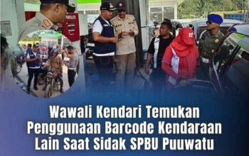 Wawali Kendari Temukan Penggunaan Barcode Kendaraan Lain Saat Sidak SPBU Puuwatu
