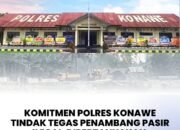 Komitmen Polres Konawe Tindak Tegas Penambang Pasir Ilegal Dipertanyakan