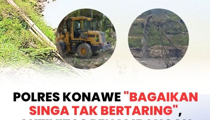 Polres Konawe “Bagaikan Singa tak Bertaring”, Aktivitas Penambangan Pasir di Desa Belatu Semakin Merajalela
