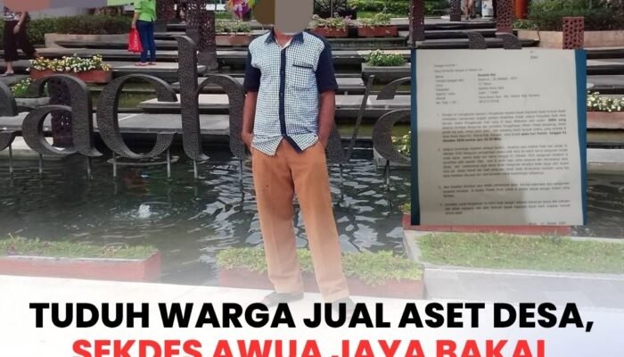 Tuduh Warga Jual Aset Desa, Sekdes Awua Jaya Bakal Dilaporkan ke Polres Konawe atas Dugaan Fitnah