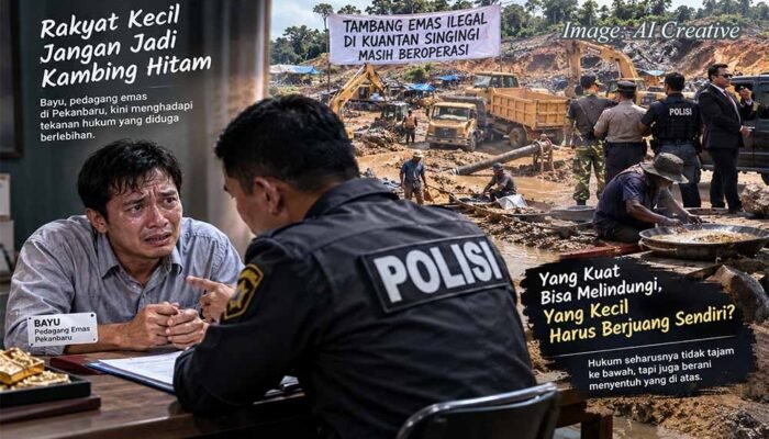 Keadilan yang Pincang: Saat Pedagang Eceran Dijadikan Kambing Hitam Mafia Tambang Ilegal