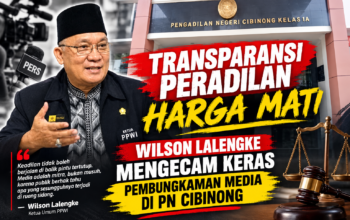 Transparansi Peradilan Harga Mati: Wilson Lalengke Mengecam Keras Pembungkaman Media di PN Cibinong